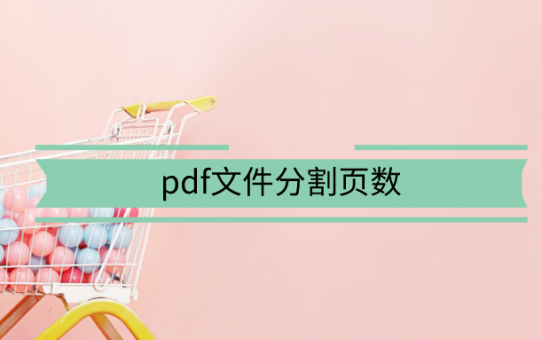 pdf文件分割页数，原来还有这么厉害的招数！