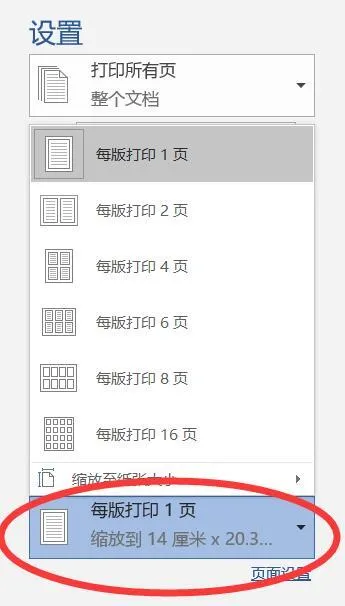 Word的五种打印方式