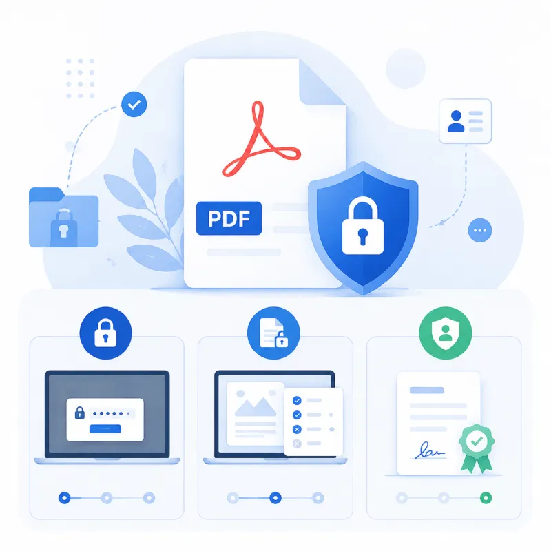 PDF加密先分清:打开密码和权限密码