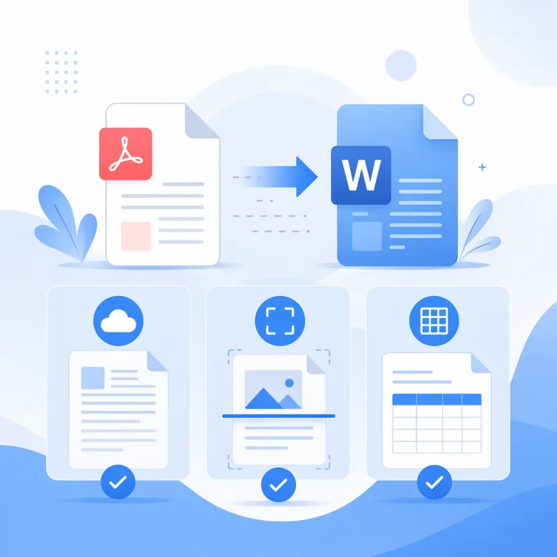 pdf转换成word免费版怎么选
