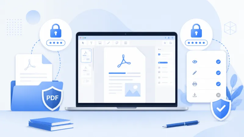 三、怎样给pdf文档加密:用PDF编辑器完成
