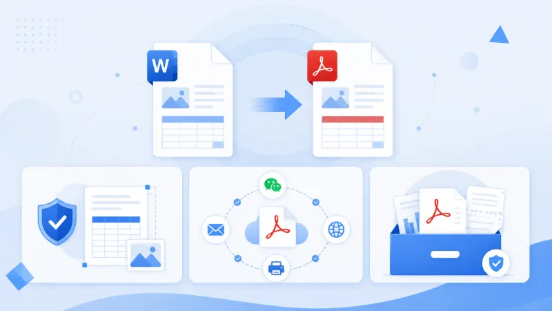 一、为什么要把Word转换成PDF？